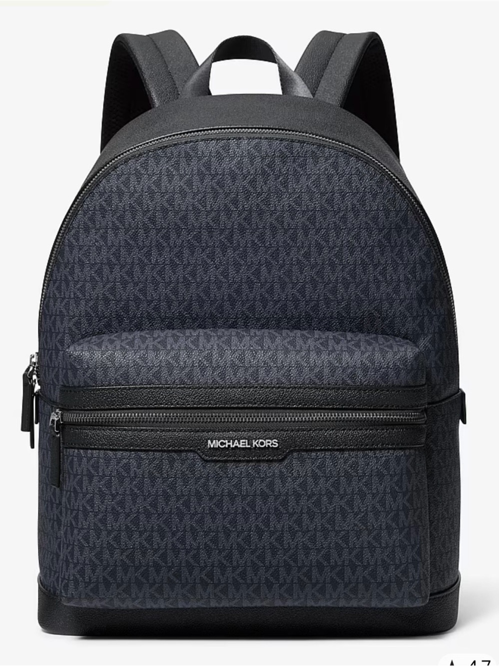 Michael Kors Navy MK Logo Backpack